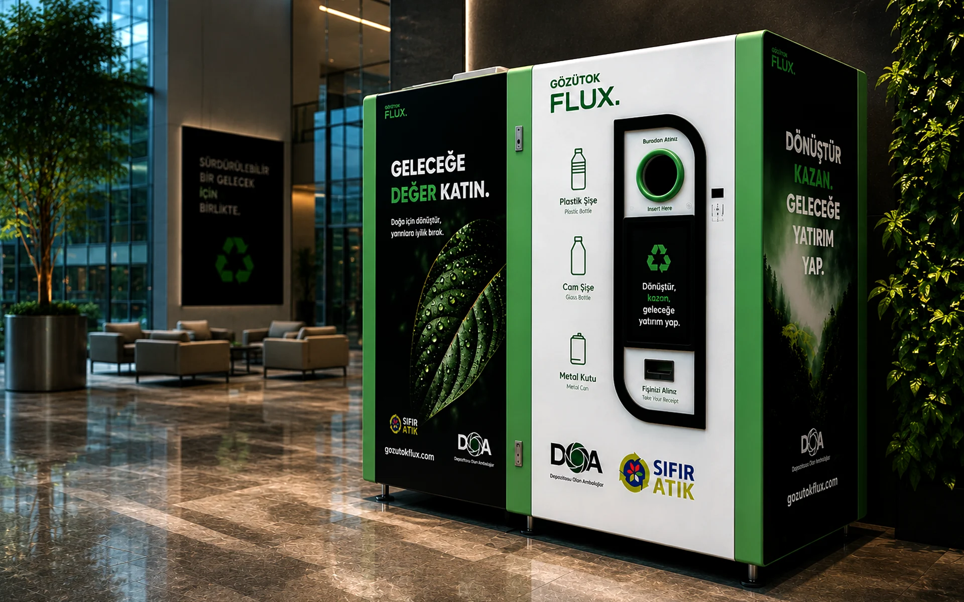 Gözütok Flux akıllı depozito iade sistemi